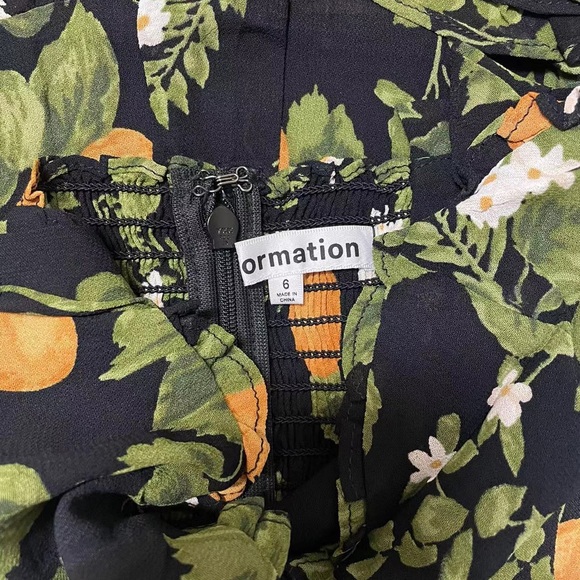 NWT Reformation Christine Dress Clementine - Picture 6 of 6